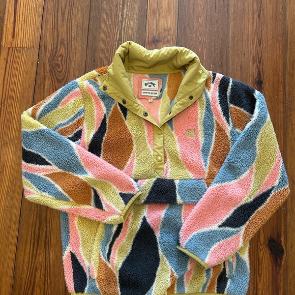 Billabong Multicolor Fleece Jacket - Picture 10 of 11